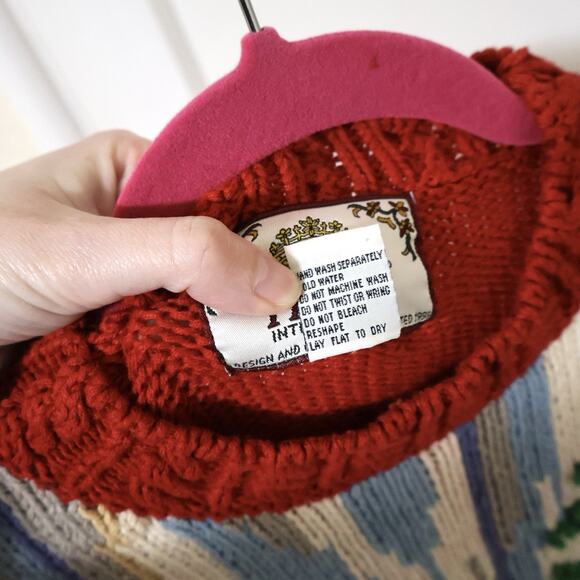 Vintage Tiara International Toy Store Embroidered Christmas Sweater M Novelty - Picture 5 of 6